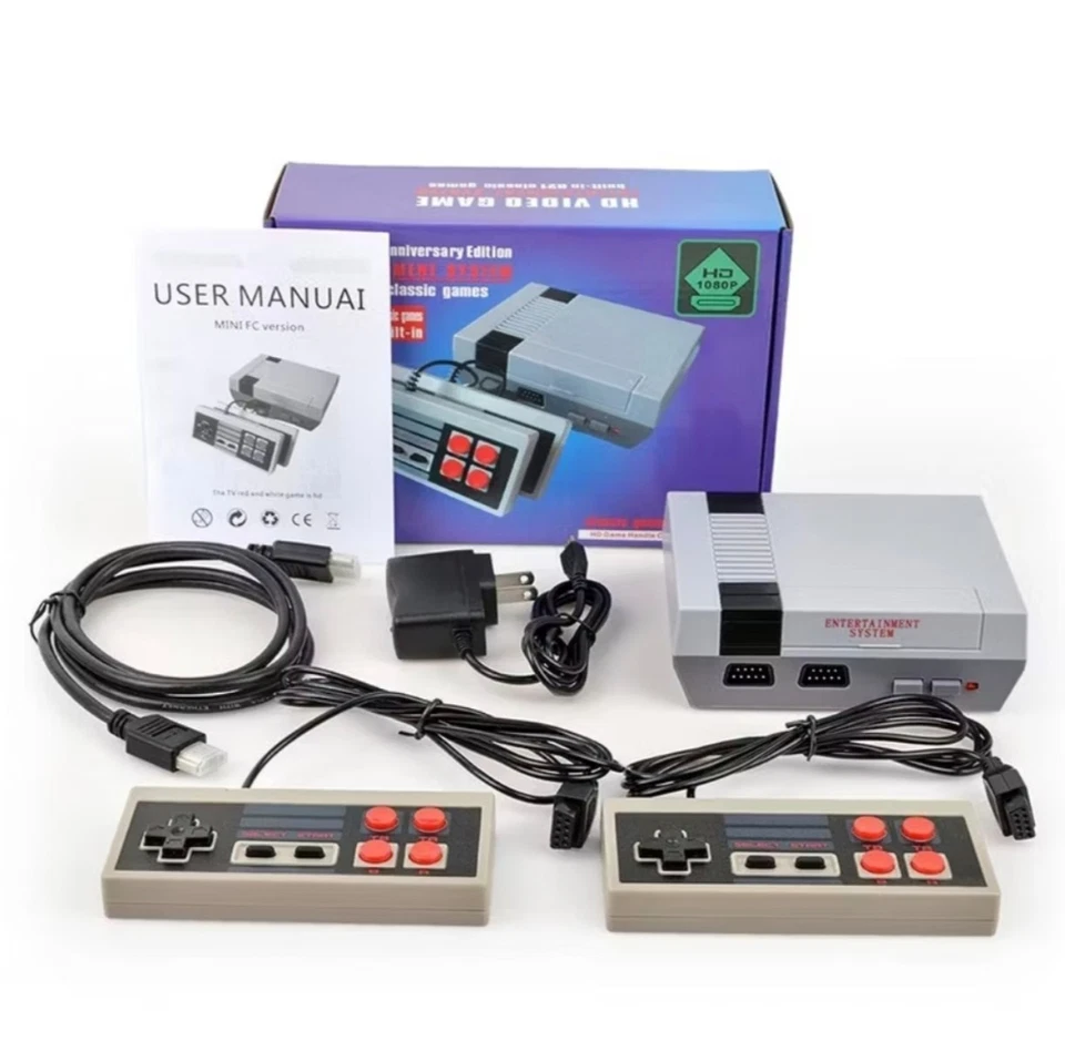 Consola de juegos retro HDMI clásica 621 en 1 + 2 mandos Foto 2 de 4