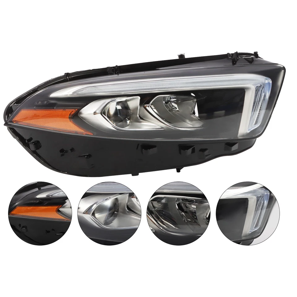 Faro LED lateral derecho para Mercedes Benz Clase A 2019-2022 A220 A250 W177 Foto 2 de 4