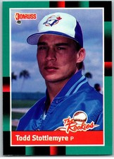 #37 Todd Stottlemyre 1988 Donruss The Rookies   Toronto Blue Jays