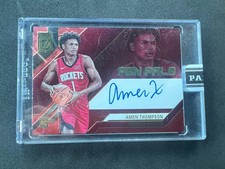 2023-24 Amen Thompson Elite Pen Pals Panini Black Box Auto 1/1 Rookie RC