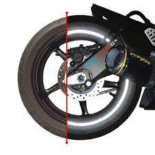 Rim Tape Black Reflective Safety Tape for Metal Wheels Cycling