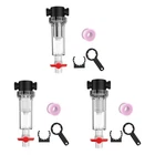 Internal Fish Tank Filter Pre-filtration System Reusable NPT Inline Strainer