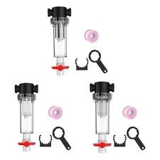 Système de préfiltration du filtre interne à poisson réutilisable NPT Strainer en ligne