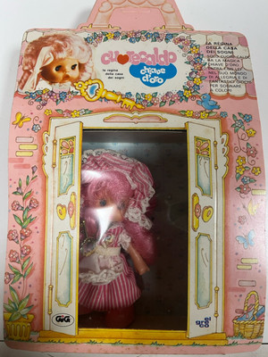 80s# EL GRECO HAPPY HAPPY SISTERS DOLL CUORE CALDO Chiave D oro Gig Rosa New