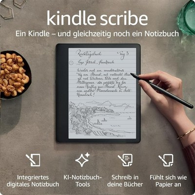Kindle Scribe (2022) 16 GB digitales Notizbuch 10,2 Zoll 300 ppi Premium Eingabe