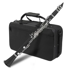 New Professional School Student 17 Keys Black Nickel Plated Bb Soprano Clarinet