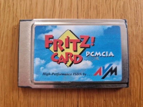 Fritz Card 2.0 ISDN-PCMCIA-Card Marke AVM