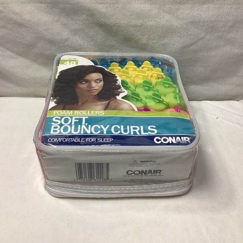 Conair Foam Rollers Soft Bouncy Curls Foam Hair Rollers, For Sleep