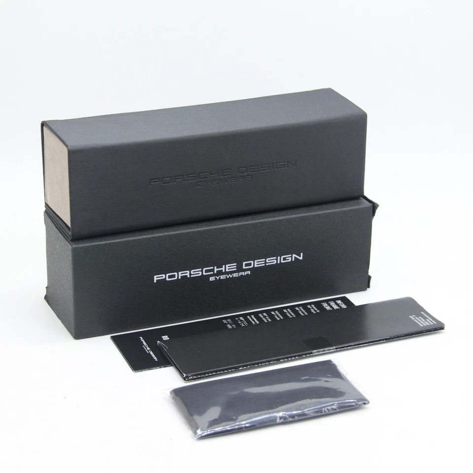 NEW PORSCHE DESIGN BLACK AUTHENTIC EYEWEAR EYEGLASSES GLASSES CASE ONLY