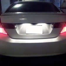 2x Led License Plate Lights For 03-19 Honda Accord Sedan 4-door White High Power 2x Led License Plate Lights For 03-19 Honda Accord Sedan 4-door White High Power