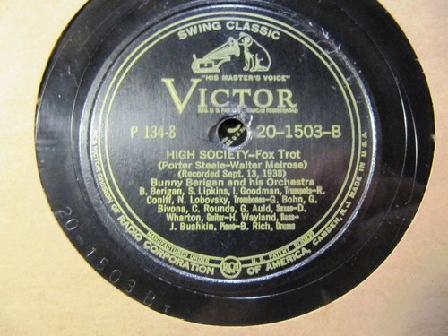 1942 BUNNY BERIGAN Memorial Album Final Salute VICTOR P-134 Cole Porter Gershwin - Picture 4 of 5