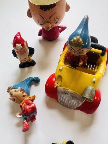 Vintage Noddy Toys, Minnie Mouse, Donald Duck Disneyana Sammlerstücke Gruppe - Bild 5 von 9