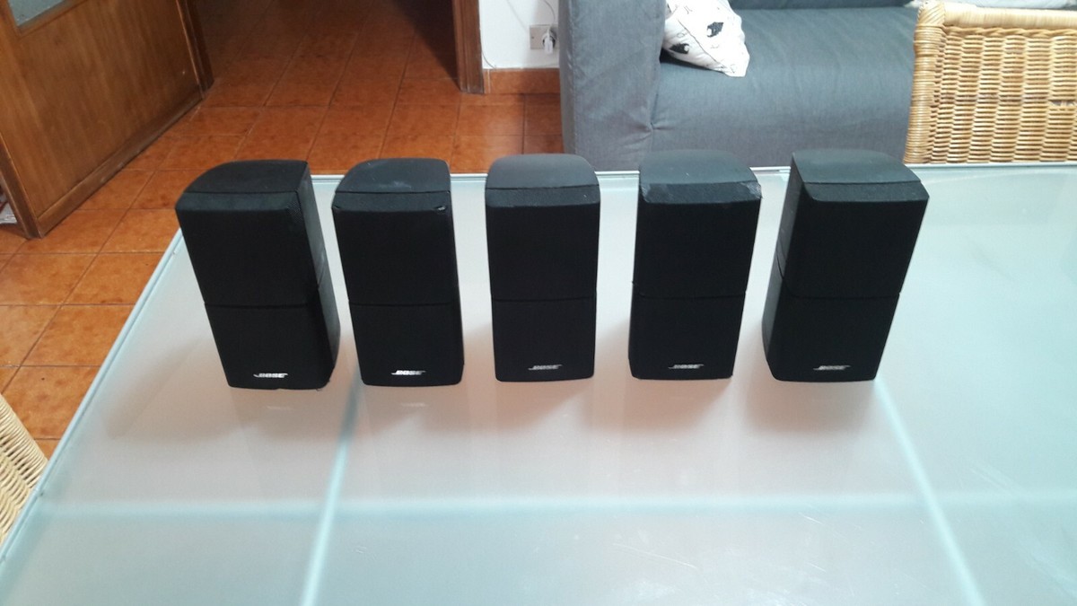 Altoparlanti Satellite Bose Acoustimass Cubo Doppio - Per Sistemi Lifestyle 48, V28, V20, Usati Ma Funzionanti