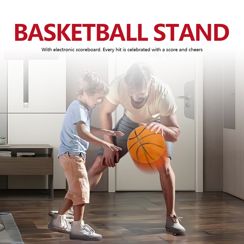 Mini-Basketballkorb Indoor Basketball mit 4 Basketbällen Wandmontage Zimmer - Bild 11 von 15