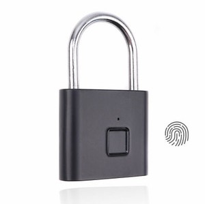 Smart Fingerprint Padlock USB Rechargeable Keyless Lock for Door Box Bag Boot 