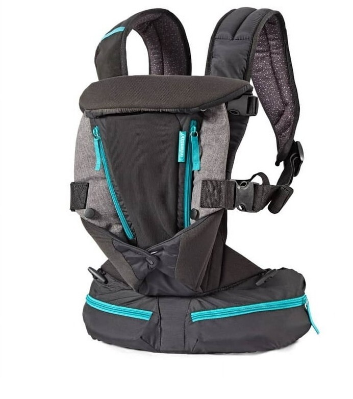 Infantino Carry-on Multi Pocket Ergonomic Baby Carrier, 4-Position, 