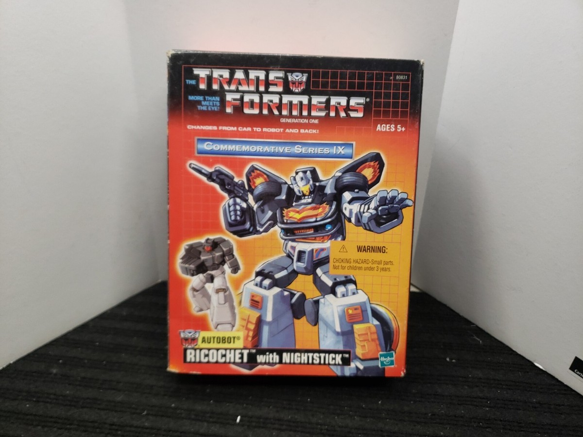 Transformers 2004 G1 RICOCHET Commemorative Series IX Hasbro
