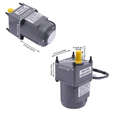 AC 110V Electric Gear Motor Variable Speed Reduction Controller 1:60 90-1350 rpm