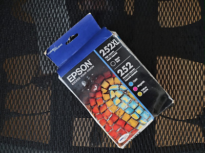 2022 GENUINE SET EPSON #252XL / 252 INK T252 WORKFORCE WF-3620 WF-7610 7720 Seal