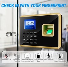 BOLAND Biometric Fingerprint Time Clock Emplo...