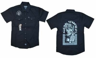 NIP! ORIGIONAL DIXXON SS WORK FORCE ''SUICIDAL TENDENCIES, ONE FINGER'' MENS SIZES
