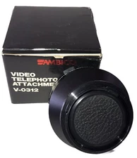 Ambico V-0312 Video Camera Telephoto Lens Attachment Box No Carry Case Vintage