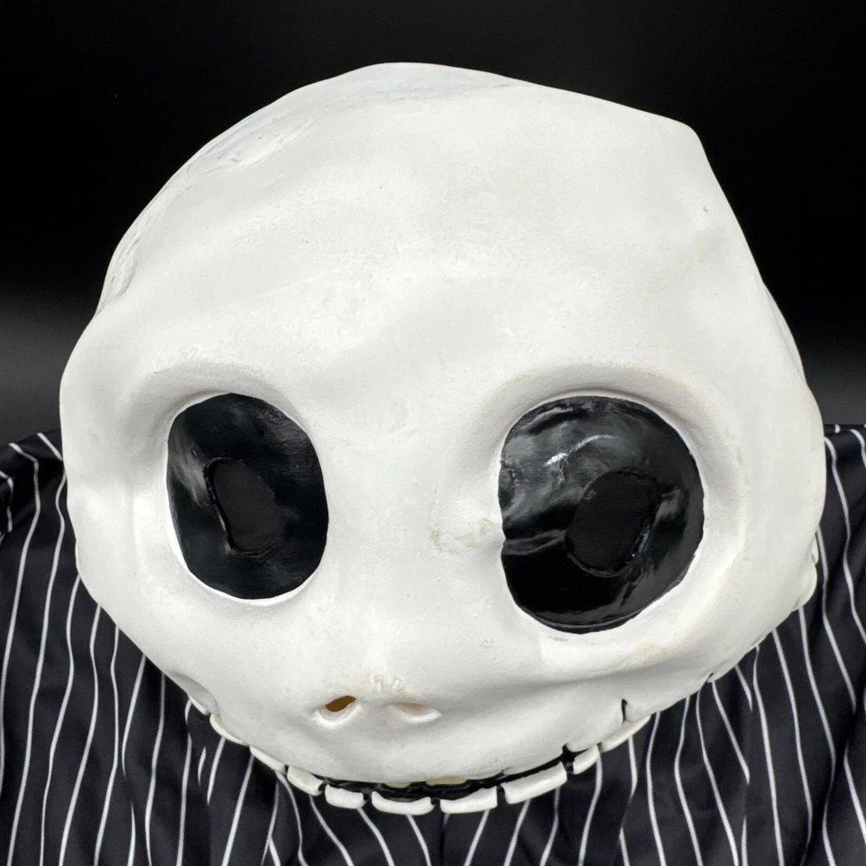 Jack Skellington Mask And Jacket Costume Disguise Halloween NBC - SEE PICS - Image 3 of 4