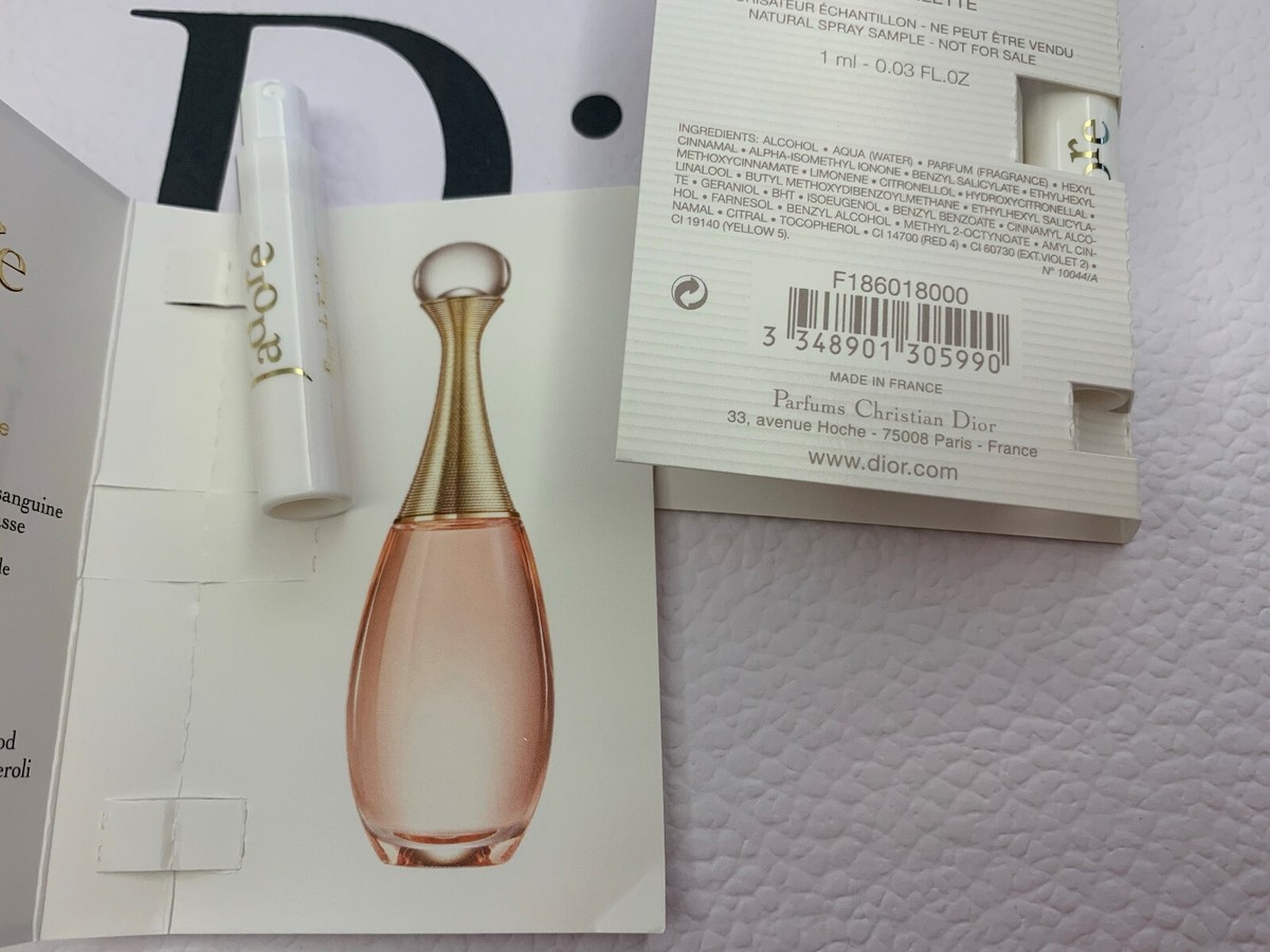Christian DIOR J'adore EAU DE Toilette EDT 1ml x 5 | eBay