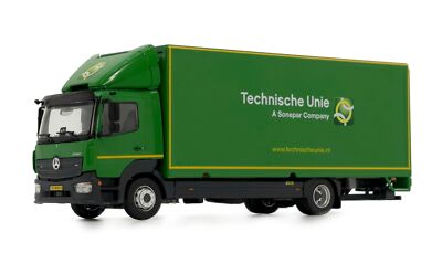 MARGE MODELS, MERCEDES-BENZ Atego Forwarder 4x2 Grün - TECHNISCHE UNIE, 1/50,...