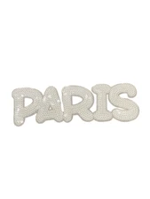 Paris France Sequin Patch Large, Iron On/Sew On