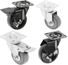 Swivel Castor Wheels Heavy Duty Trolley Furniture Casters 35MM - 50MM - 75MM