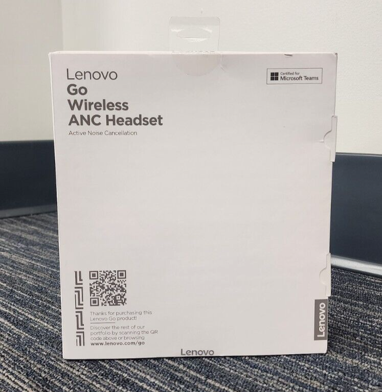 Open Box- Lenovo Go Wireless ANC Headset Bluetooth , Noise Open Box- Lenovo Go Wireless ANC Headset Bluetooth , Noise
