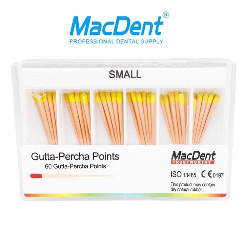 1 Pack MacDent Dental Endodontics Gutta Percha Paper Points Tips DC - Picture 10 of 43