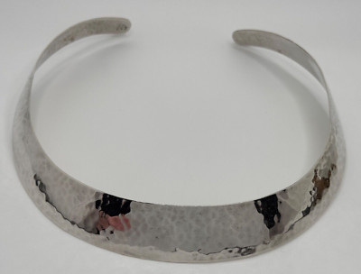 The Golden Bear Vail Colorado gehämmert Sterlingsilber & 14k Halsband Halskette