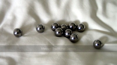 10er Set Edelstahl Salon Bagatelle Kugeln (1/2 Zoll) (UK)