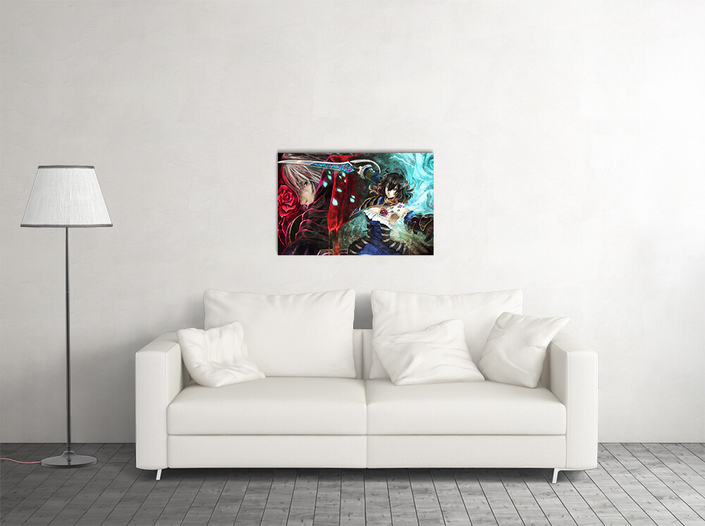 Bloodstained Ritual Of The Night Video Game Wall Art Home Decor