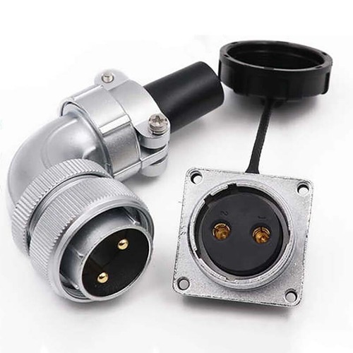 Aviation Socket & TS Angled Plug WS28-2/3/4/7/8~35P Male Female Connector - Picture 2 of 7