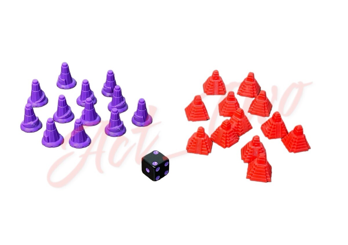 Monopoly Black Panther OEM Replacement 12 Wakanda 12 Talocanil Buildings Die NEW