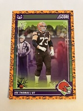 Joe Thomas 2024 Panini Score Halloween Orange Pumpkin #297 Browns