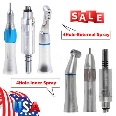Dental Low Speed Inner/External Handpiece Contra Angle Straight Motor E-type OR