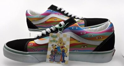 Vans X Sesame Street Old Skool Black/Multi Sneakers Ltd-Edition Men 11.5 Shoe