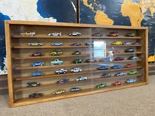 Display Case for 1/64 Diecast Cars (Hot Wheels) - 7 Compartments (Made in USA)