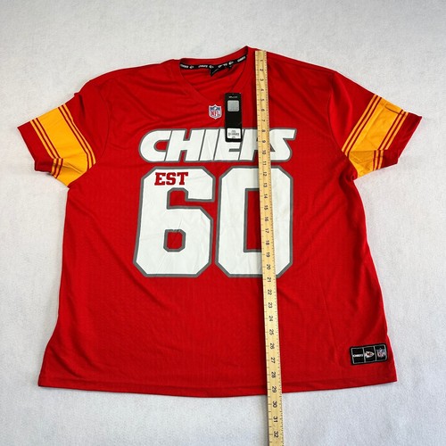 Primark Kansas City Chiefs Football NFL Jersey Shirt Mens 2XL Red Discontinued - Picture 9 of 10