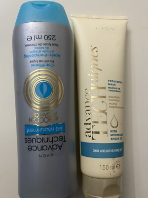 Avon Advance Techniques 360 marokkanisches Arganöl Conditioner & Haarmaske für alle