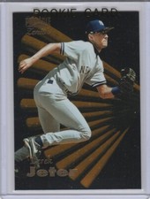 DEREK JETER ROOKIE CARD Zenith Baseball RC New York Yankees MLB HOFer!