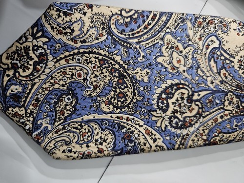 Oleg Cassini Tie Paisley Print Silk Handmade Vintage CK - Picture 2 of 4