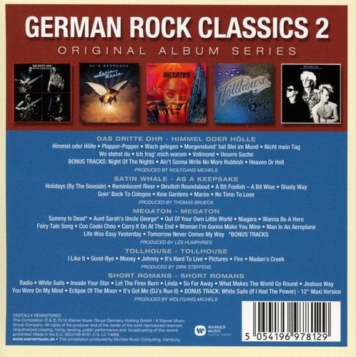 Various/German Rock Classics / Original Album Series Vol.2 5 CD Album NEU & OVP - Bild 2 von 2