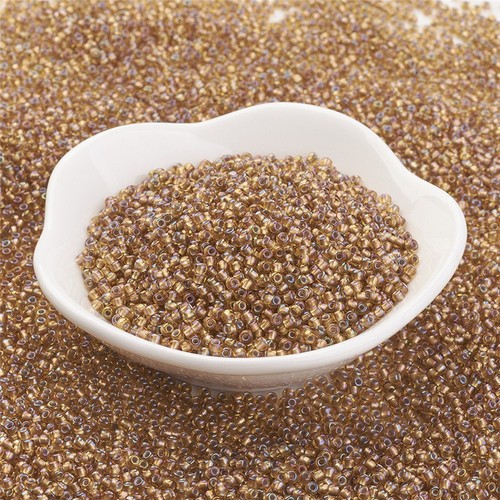 900pc/10g Japanese Glass Spacer Beads Tiny Loose Beads 11/0 Inside Color 2x1.5mm - Picture 38 of 94