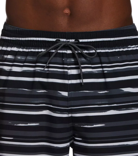 Nike Men' 9" Black Multi Faded Stripe Breaker Swim Trunks S, L, XL NESSD545-001 - Picture 4 of 5