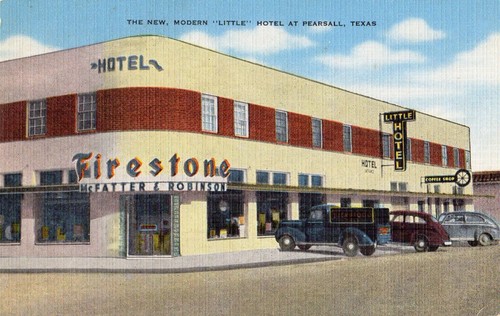 New Modern Little Hotel in Pearsall TX 1952